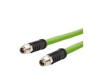 METZ CONNECT Câble Ethernet industriel M12 M/M, codage X, 5 m