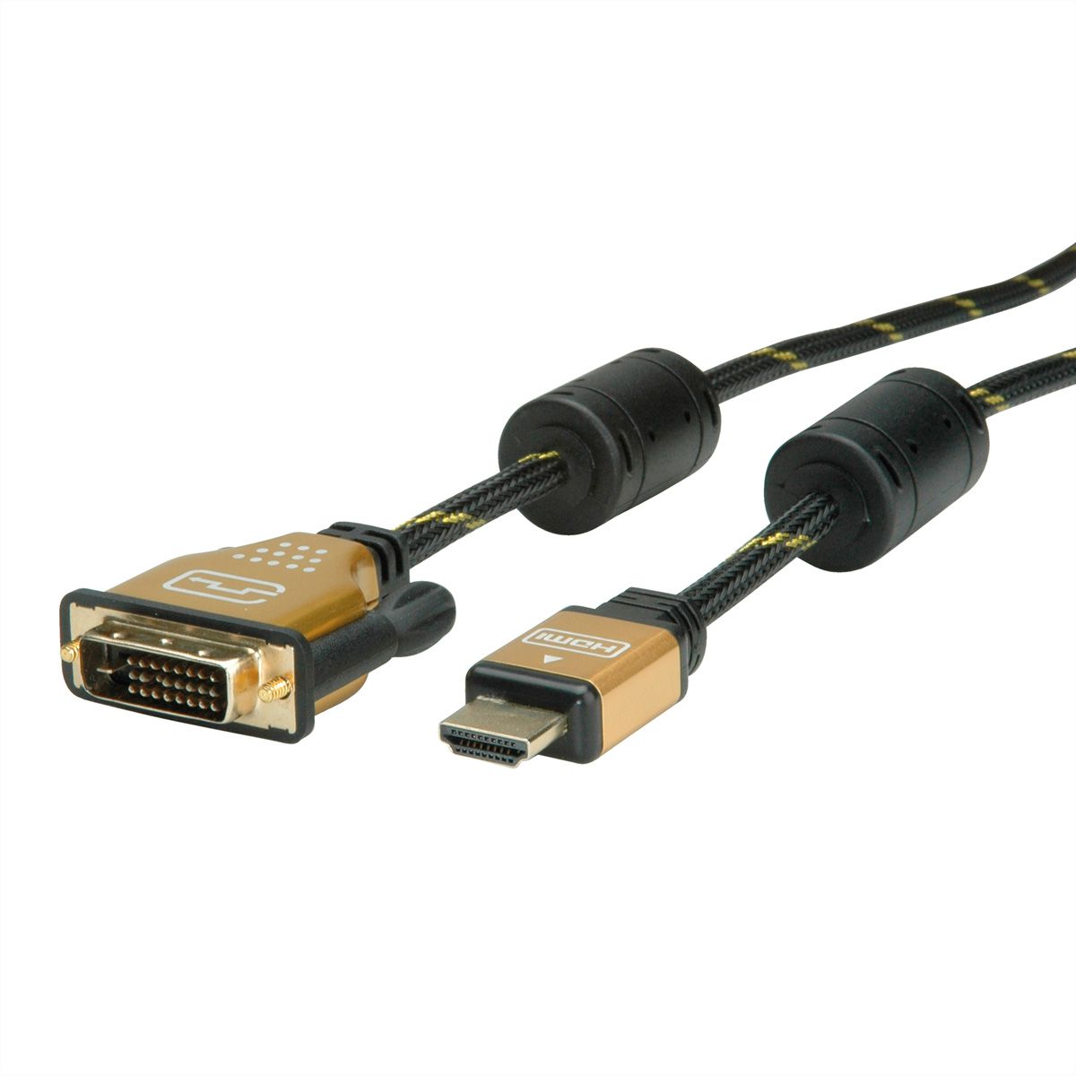 ROLINE GOLD Câble pour écran DVIHDMI, MM, (24+1) dual link, 3 m