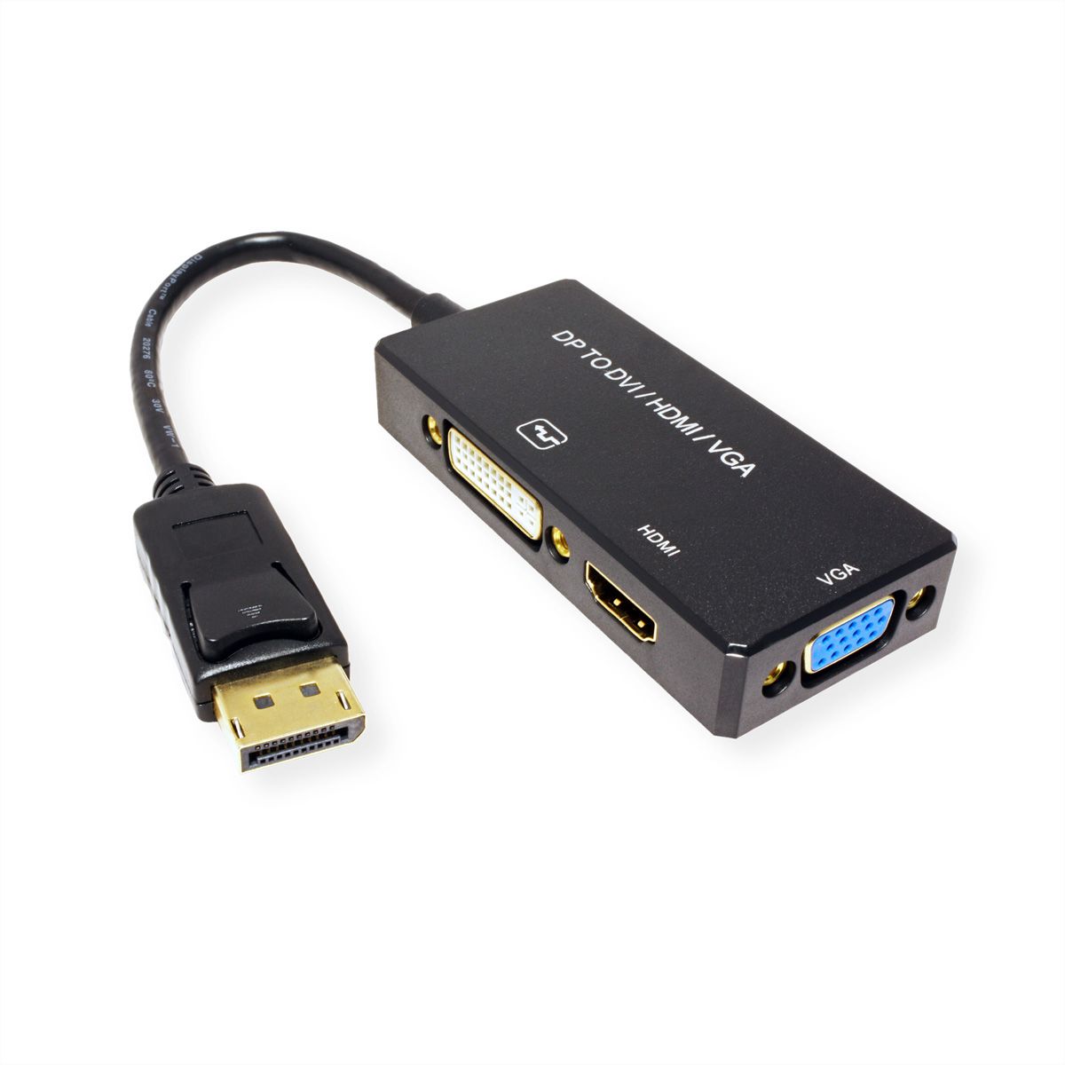 VALUE Adaptateur DisplayPort VGA / DVI / HDMI, v1.2 France