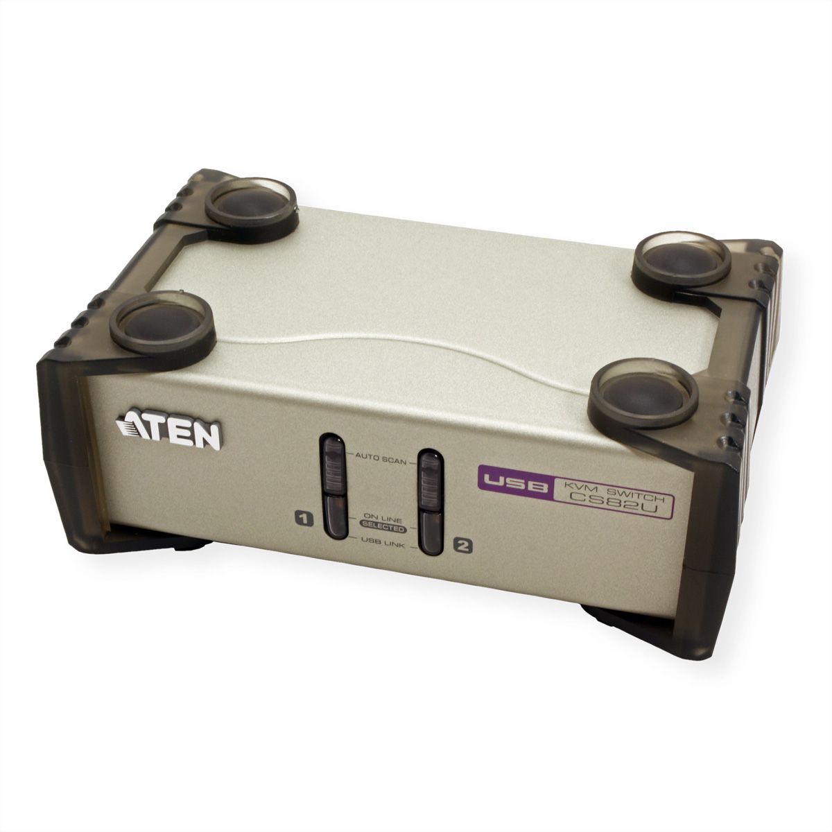 ATEN CS82U Switch KVM VGA, PS/2+USB, 2 ports France