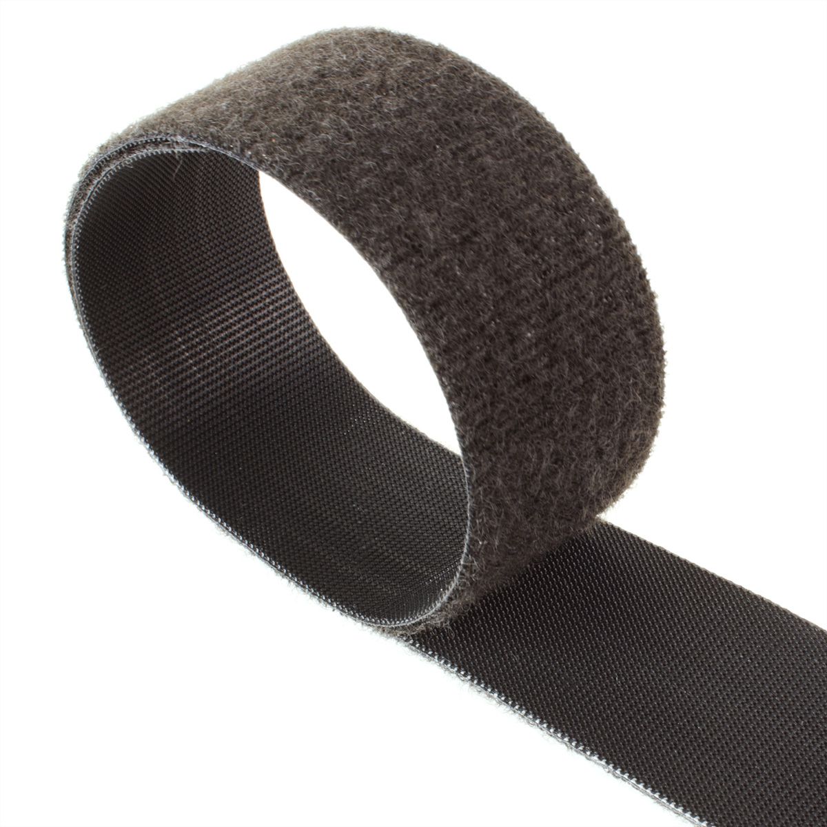 VELCRO® One Wrap® Bande 30 mm, noir, 25 m, ignifugé France