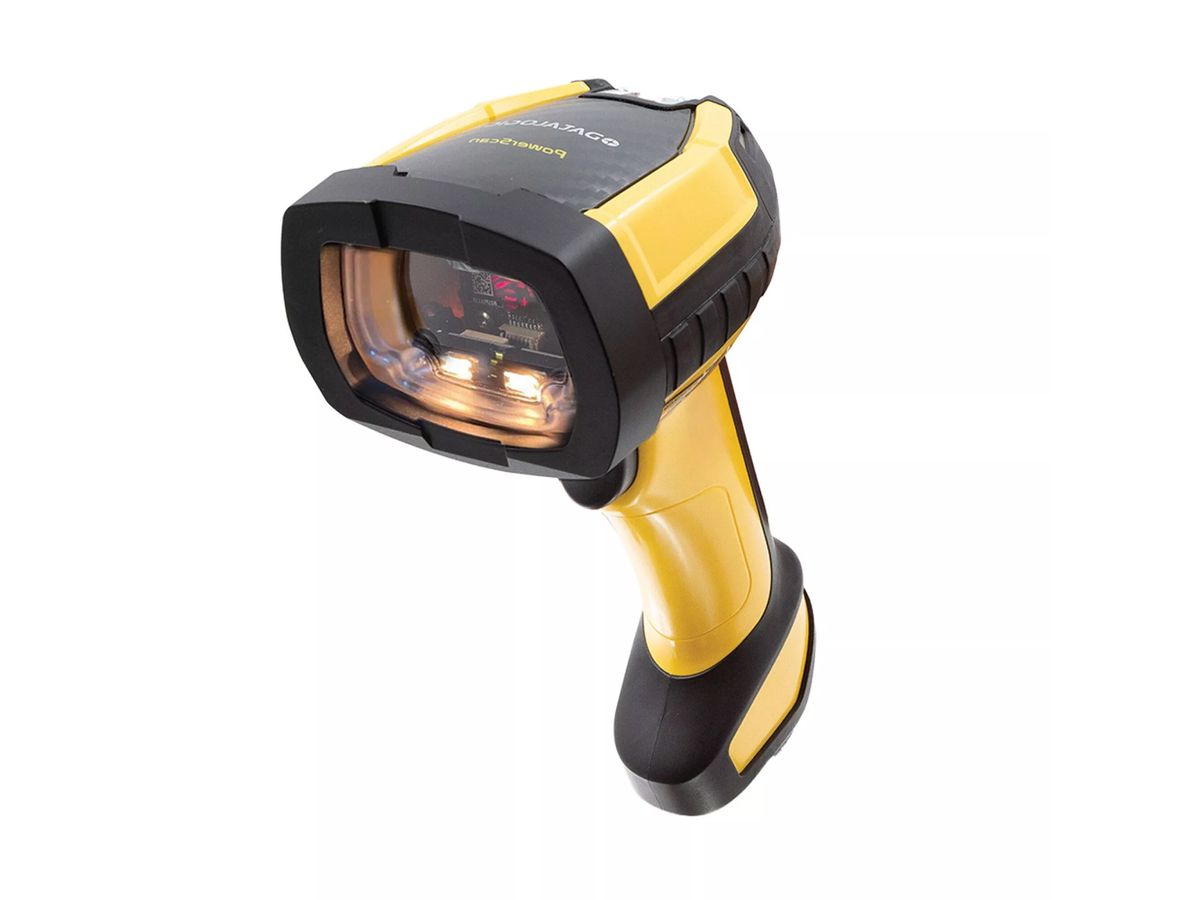 Datalogic PM9600-HP433RBK10 lecteur de code barres Lecteur de code barre portable 1D/2D Laser Noir, Jaune