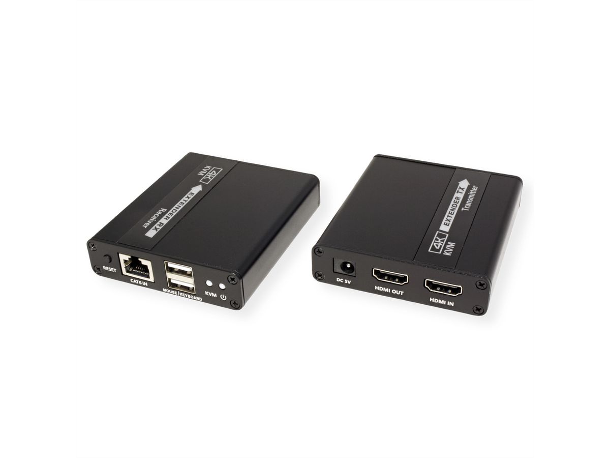 VALUE Prolongateur KVM via Cat.6/6A, HDMI, max. 70m