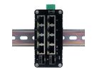 EXSYS EX-62035MPoE-SFP Mini commutateur industriel 8+2 ports Gigabit SFP PoE+, géré par le Web