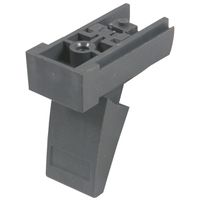SCHROFF Pied basculant pour châssis, plastique, RAL 9006