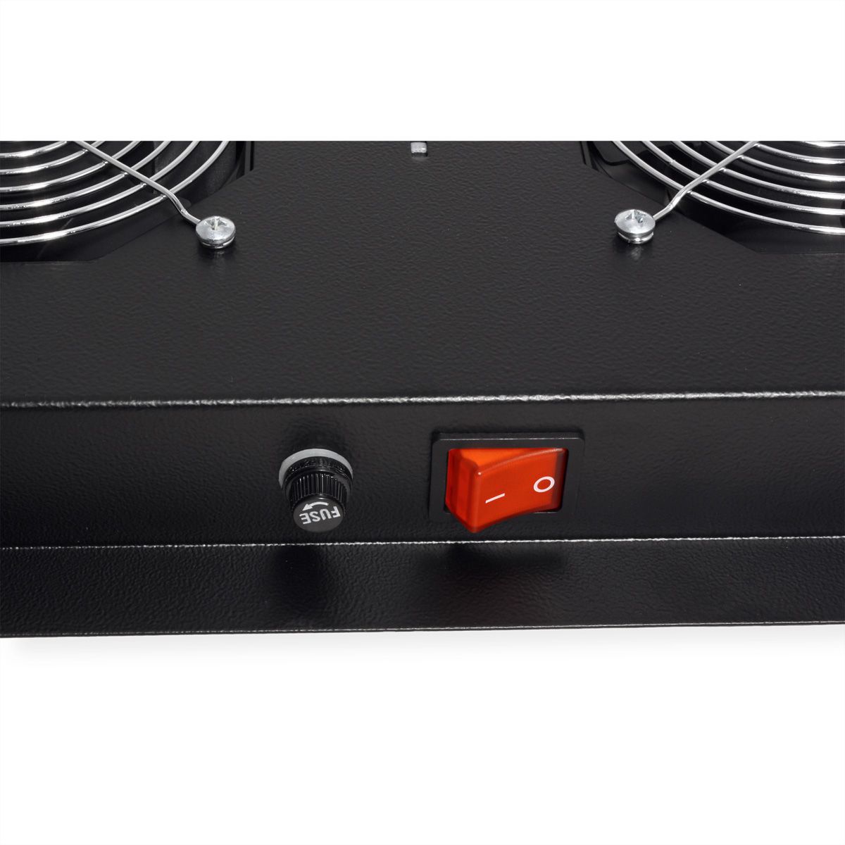 ROLINE Unité de ventilation 4 ventilateurs, thermostat, noir