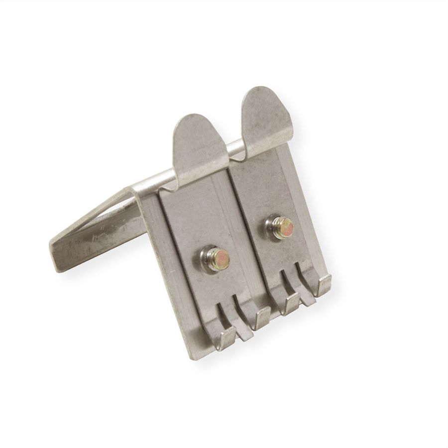 ROLINE Adaptateur pour rail DIN, vide, pour 2 Keystones