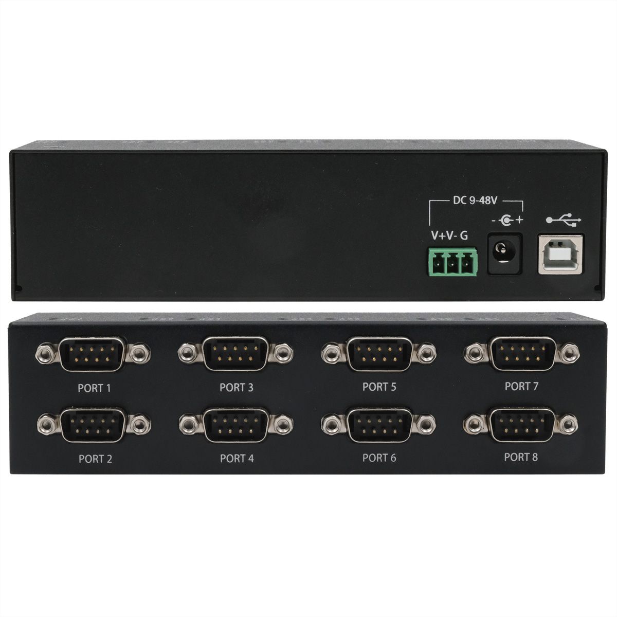 EXSYS EX-13078HM USB 2.0 vers 8 ports série RS-232 Boîtier métallique Kit de puces FTDI