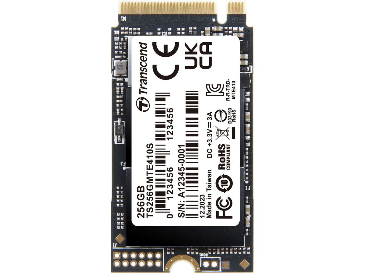 Transcend PCIe SSD 410S 256 Go M.2 PCI Express 4.0 NVMe 3D NAND