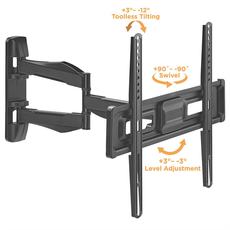 VALUE Support mural pour écrans LCD, flexible et élégant, 35 kg