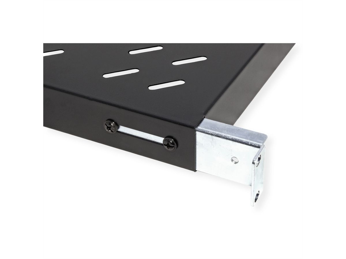 VALUE Etagère 19" profondeur variable 1UH, 440 x 700 mm, 50kg