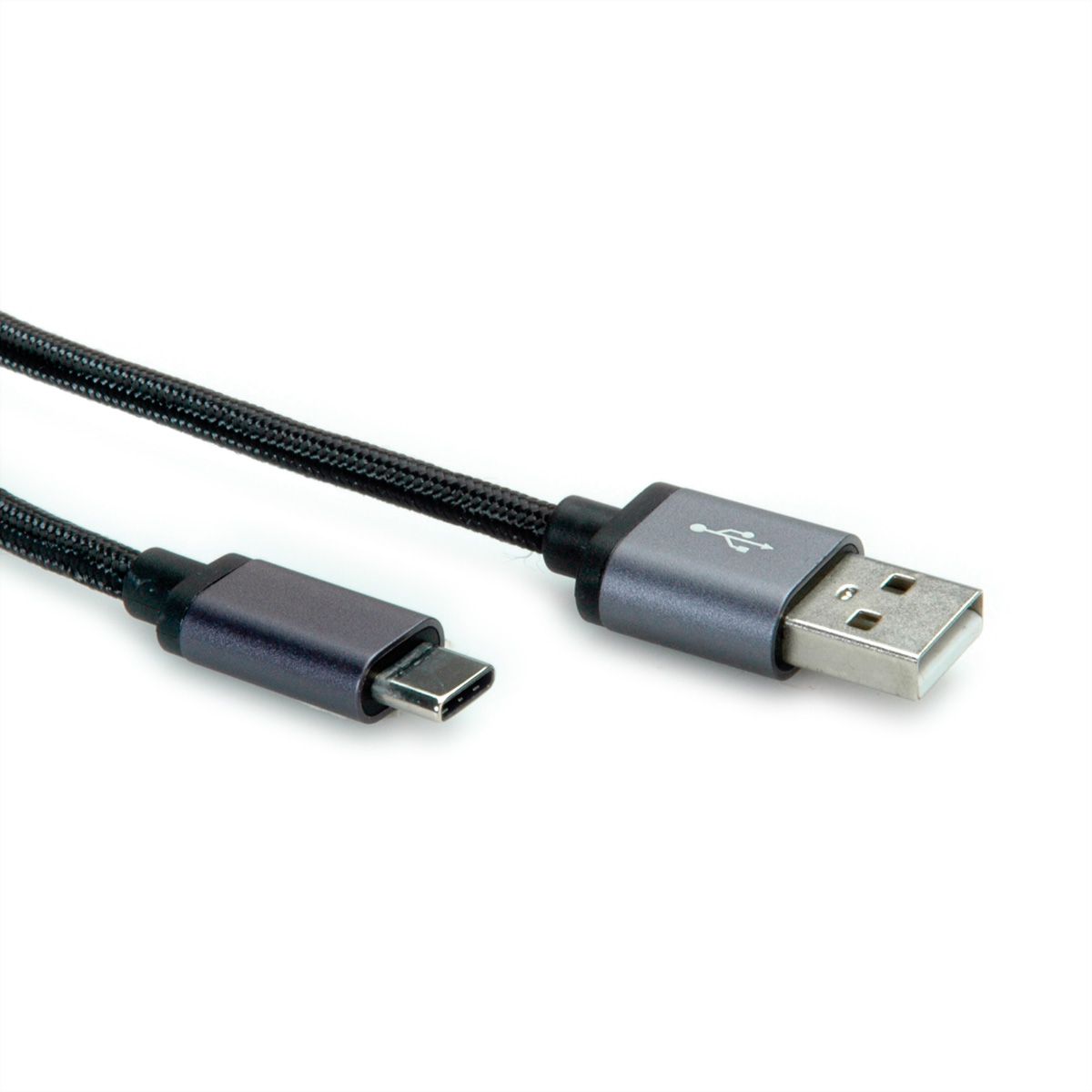 ROLINE Câble USB 2.0, C-A, M/M, noir, 3 m
