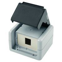 TELEGÄRTNER Boîtier IP44, avec fixation pour 1 module AMJ