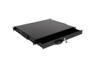 ROLINE 19" Tiroir pour clavier 1U, 400P verrouillable noir