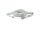 BACHMANN Câble spirale 1-4m blanc, H05VV-F 3G1,5mm² AEH/CEE7/7