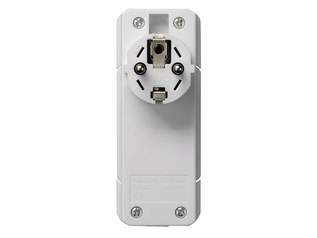 BACHMANN SMART PLUG Fiche de montage extra plate, blanc
