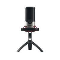 CHERRY UM 6.0 ADVANCED Microphone USB avec Shock Mount pour le streaming et le bureau, noir