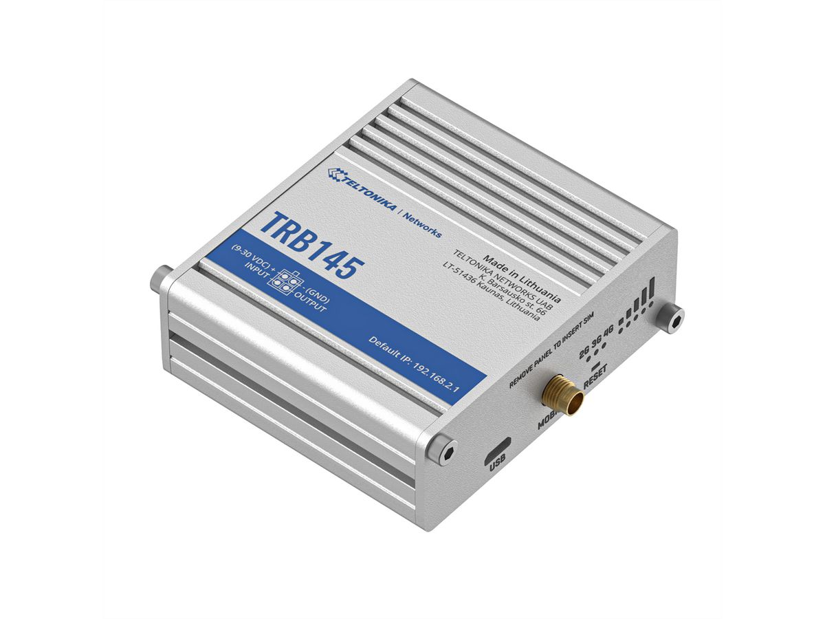 TELTONIKA TRB145 LTE/4G/3G/2G RS485 Passerelle industrielle