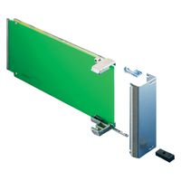 SCHROFF AMC Face avant avec poignée de tirage, double Full-Size, 6 HP, alu