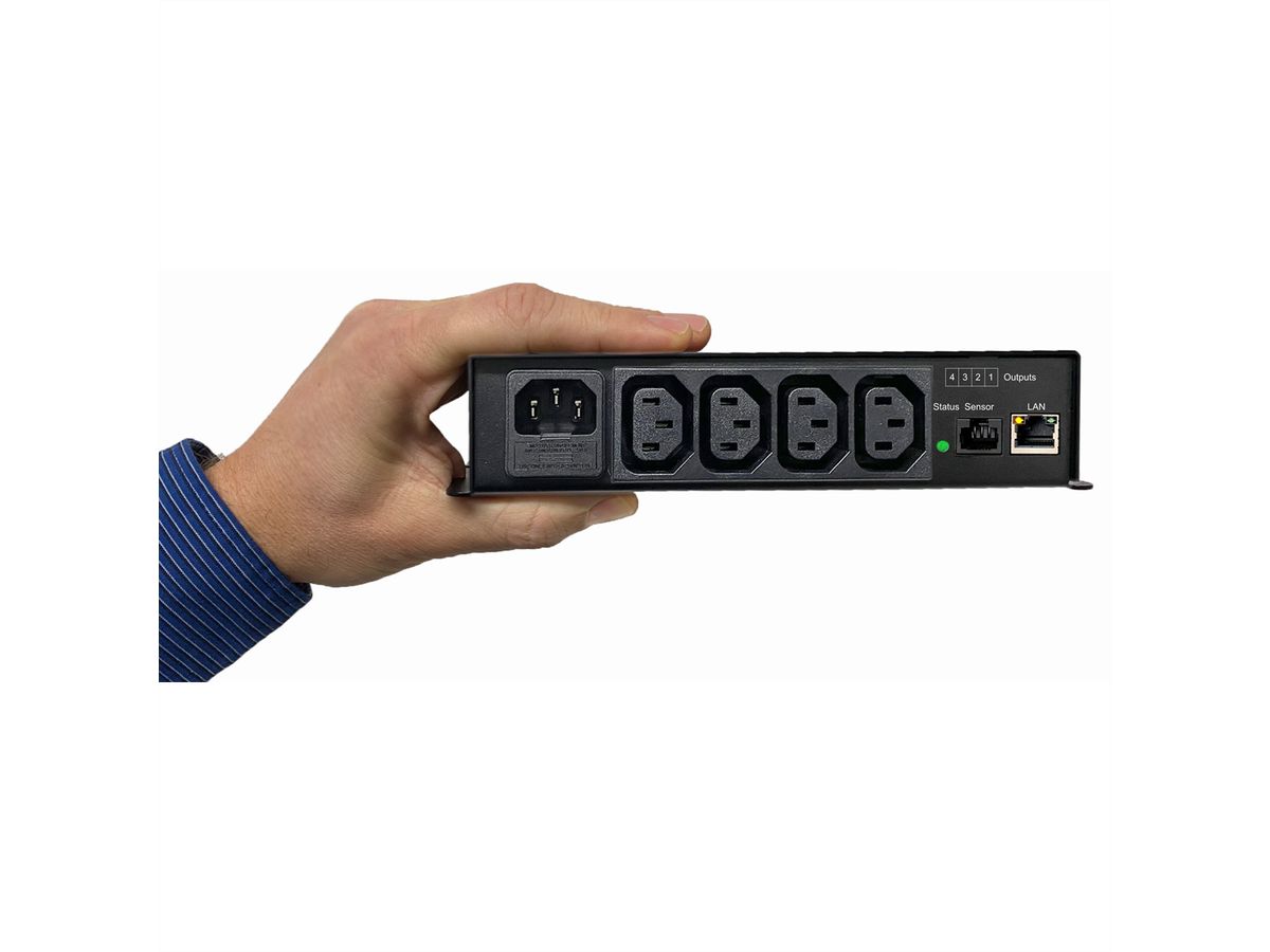 GUDE 1141-1 PDU à 4 circuits avec mesure et surveillance