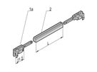 SCHROFF Accessoire pour rail de guidage, PC, 280 mm, 2 mm de largeur de rainure, multi-pièces, rouge/argent, 10 pièces