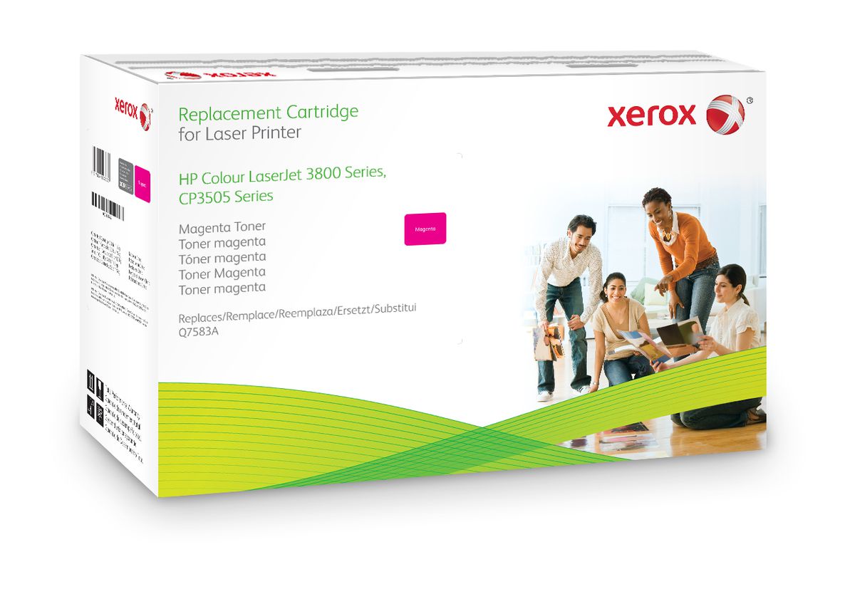 Xerox Toner magenta. Equivalent à HP Q7583A. Compatible avec HP Colour LaserJet 3800, Colour LaserJet CP3505