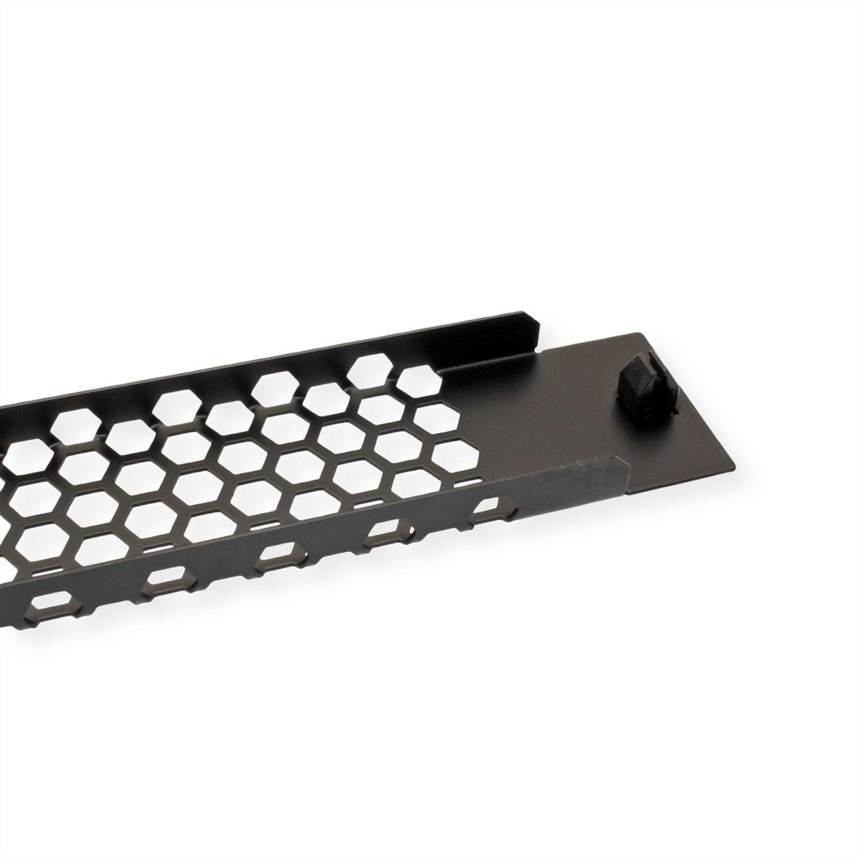 VALUE Cache d'aération 19" Snap-in, 1 UH, noir