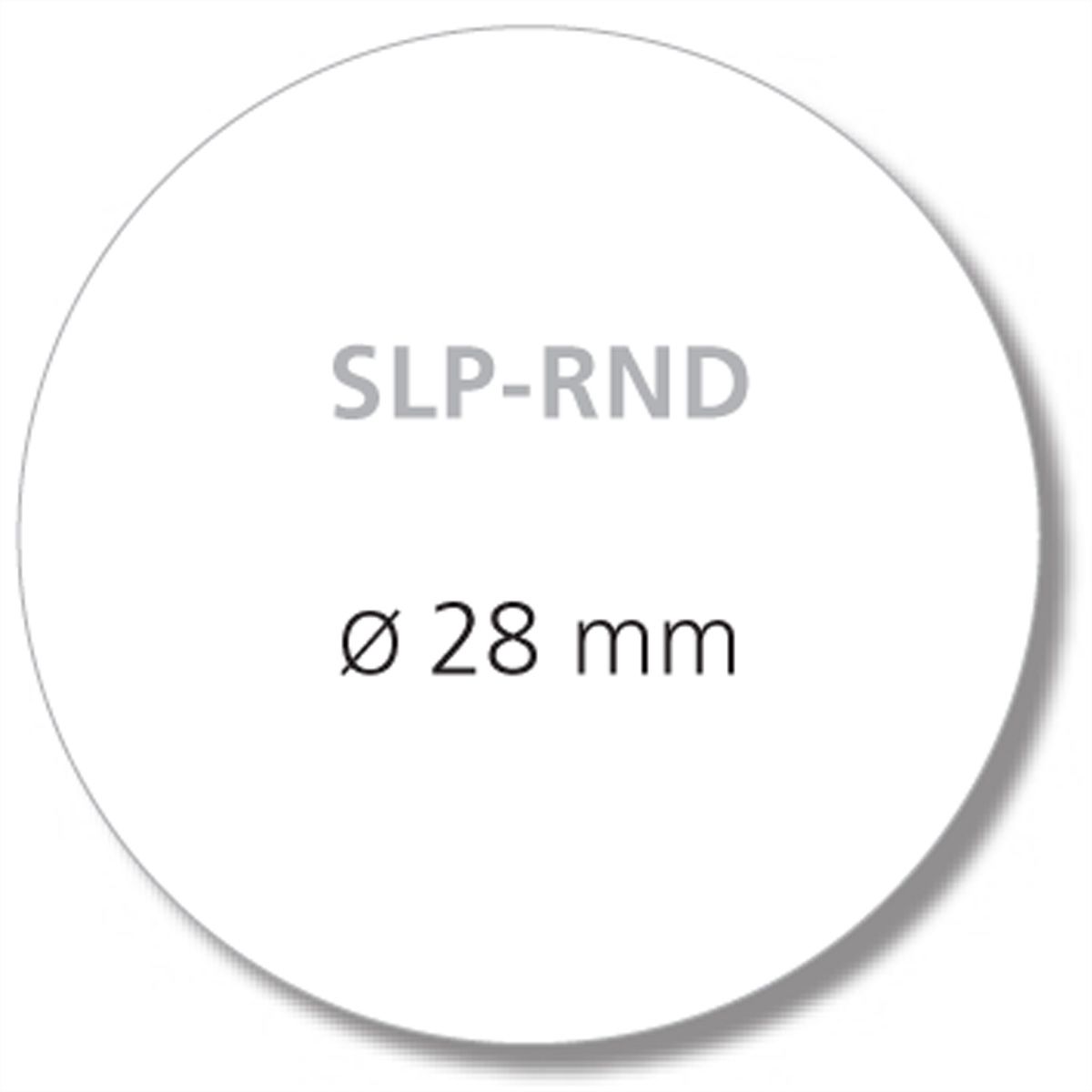 SEIKO SLP-RND Etiquette Multi usage blanche