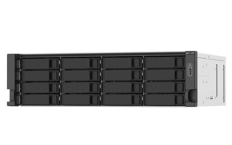 QNAP TS-1673AU-RP-16G serveur de stockage NAS Rack (3 U) Ethernet/LAN Noir, Gris V1500B