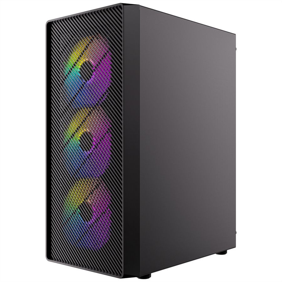 ANTEC AX26 RGB Elite Boîtier PC Midi Tower Gaming ATX, noir