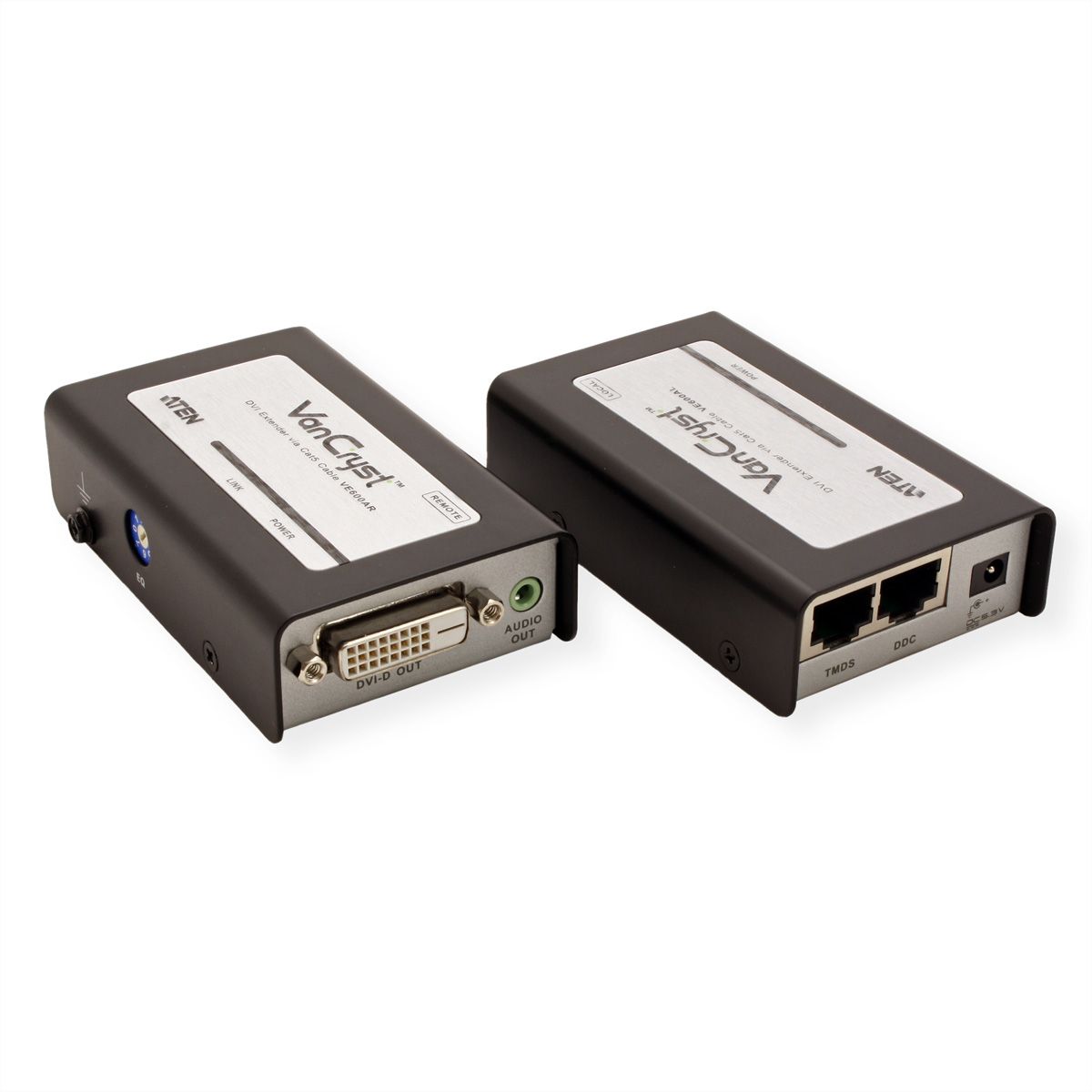 ATEN VE600A Prolongateur DVI, Audio, Cat. 5e, 60m