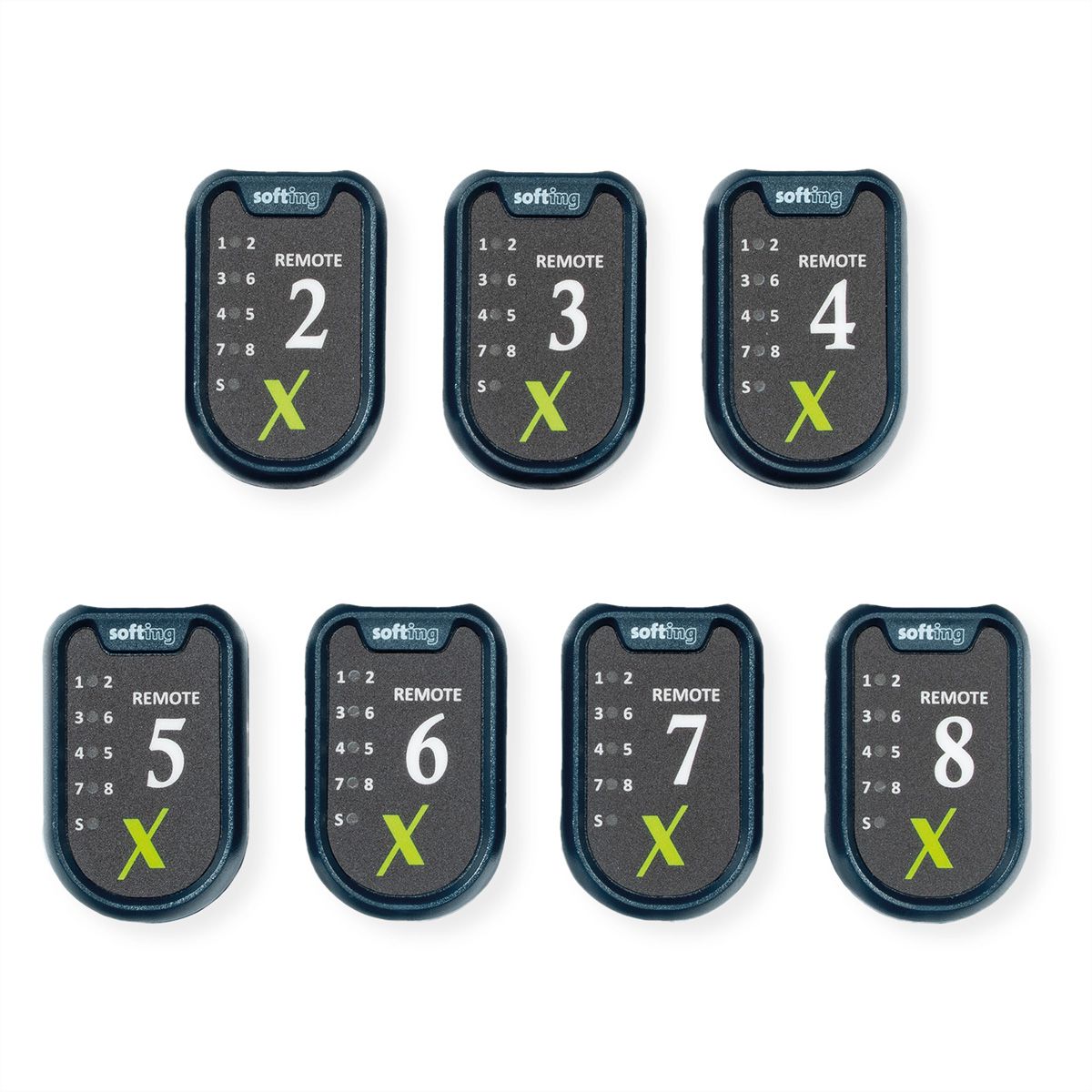 SOFTING Smart Remotes pour LinkXpert , Set de 7 pièces (#2 - #8)