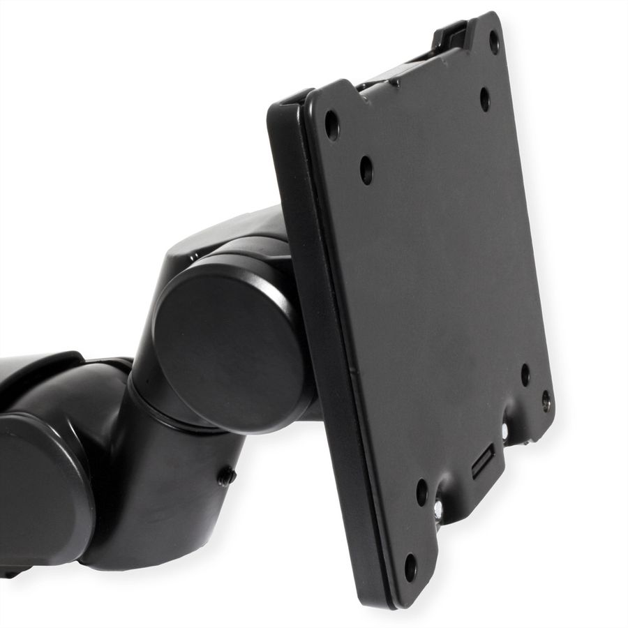 ROLINE Support LCD lourd, montage sur bureau, 4 articulations, jusqu'à 22/27 kg, noir
