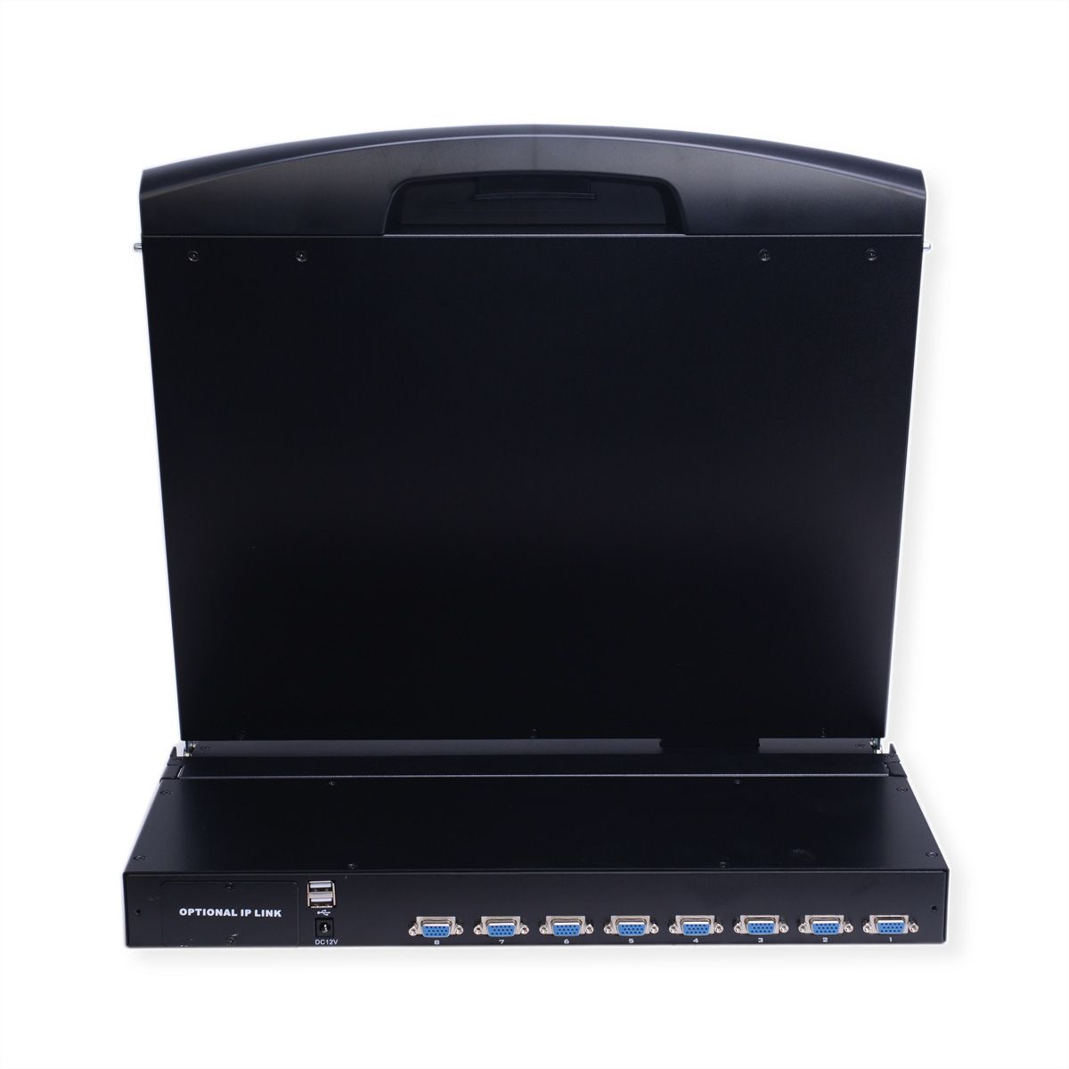 VALUE Switch KVM 19", 8 ports, 48 cm (19") TFT (16:9), VGA, USB, FR-Layout