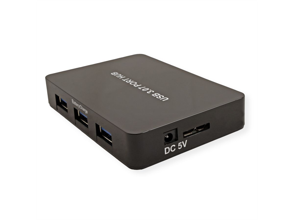 VALUE Hub Desktop USB 3.2 Gen 1, 7 ports, avec alimentation