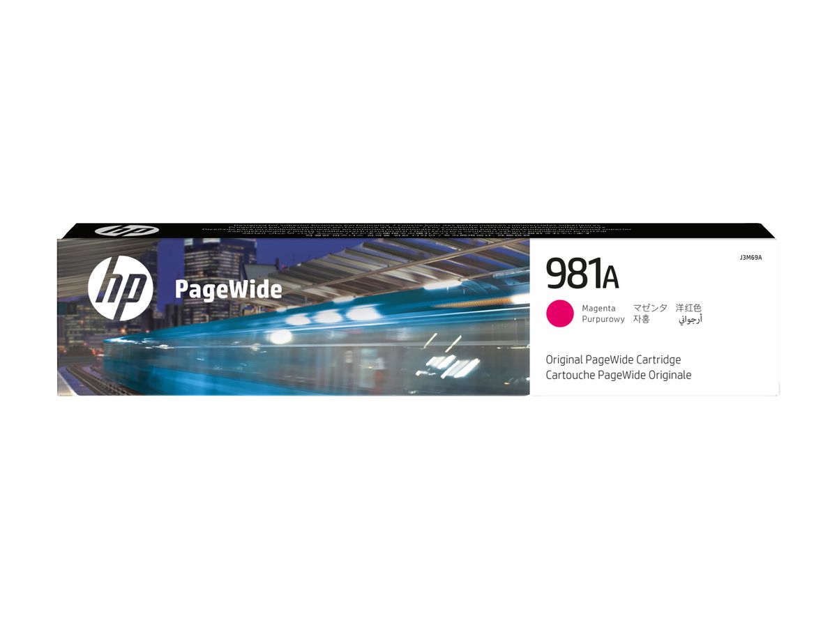 HP 981A cartouche PageWide Magenta authentique