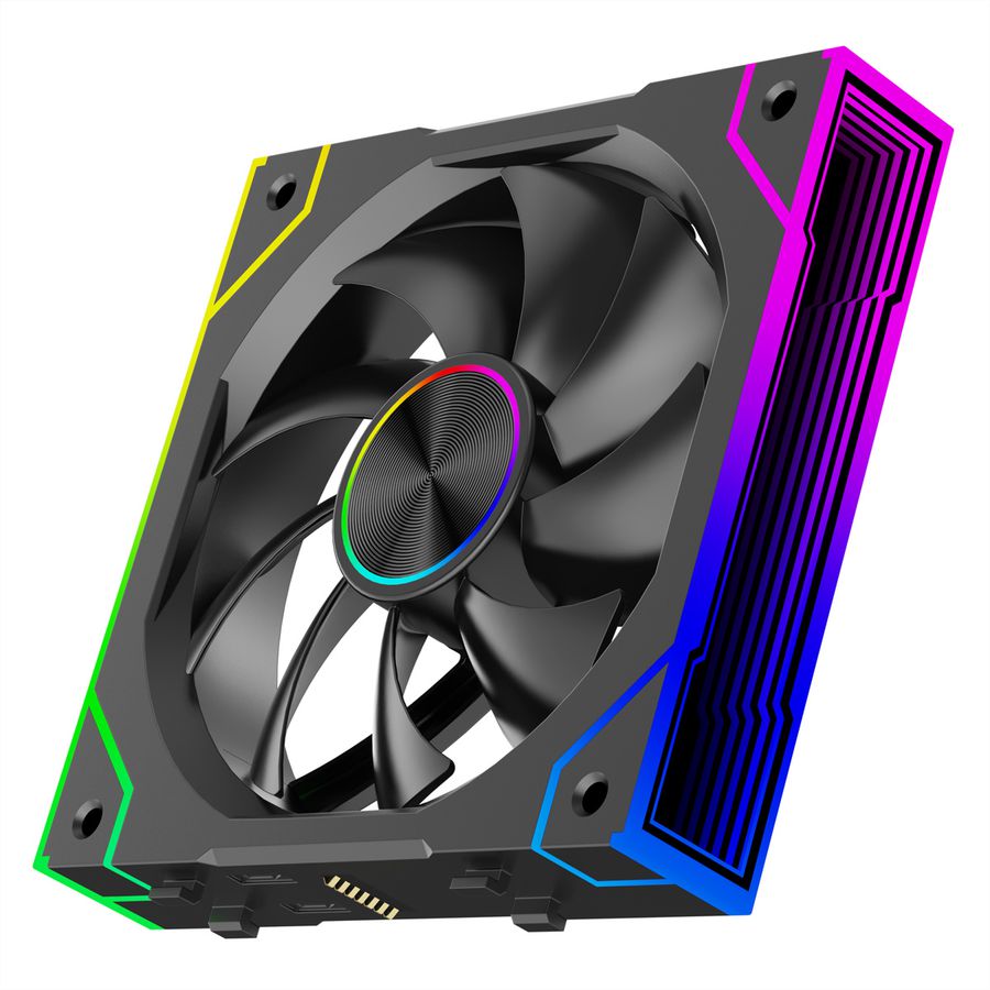 Xilence XPF120.ARGB 120mm PWM Ventilateur de boîtier, ARGB LED