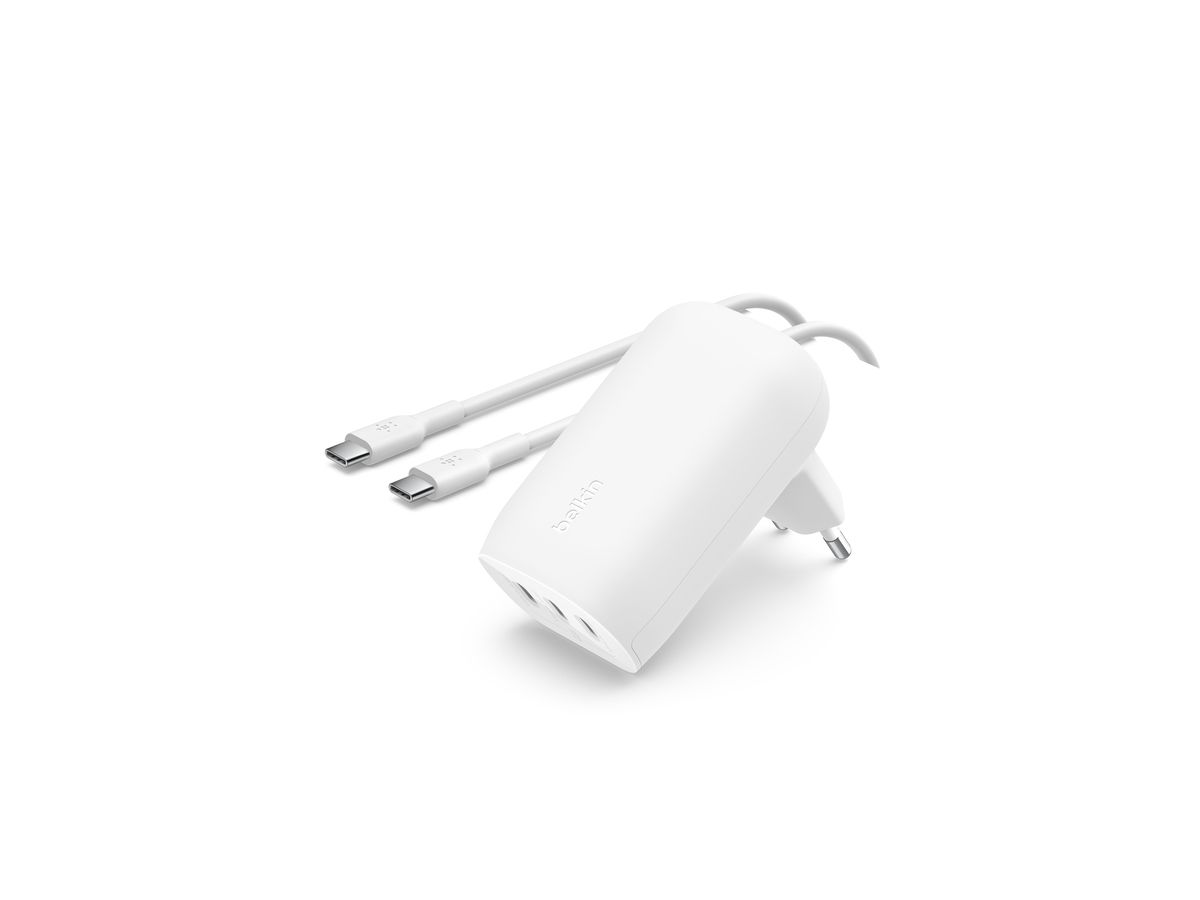 Belkin BoostCharge Ordinateur portable, Smartphone, Universel Blanc Secteur Charge rapide Intérieure