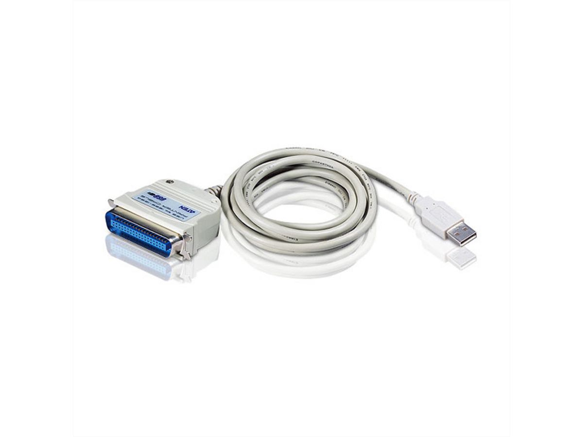 ATEN UC1284B Câble d'imprimante USB-parallèle, 1,8 m