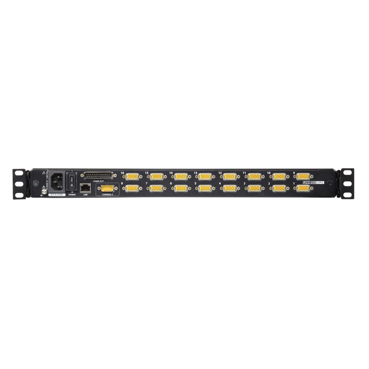 ATEN CL5716iM Commutateur KVM LCD VGA PS/2-USB 16 ports sur IP, FR-Layout