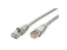 TELEGÄRTNER Cordon S/FTP, Cat.6A, LSOH, gris, 6 m