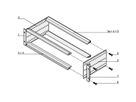 SCHROFF EuropacPRO 19" Kit bac à cartes pour carte-mère, blindage rétrofit, 3 U, 355 mm