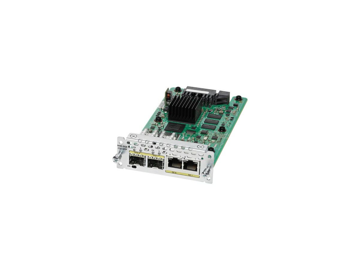 Cisco NIM-2GE-CU-SFP= module de commutation réseau Gigabit Ethernet