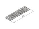 Plaque de recouvrement de l'unité enfichable SCHROFF, avec perforation pour rails de guidage, 10 HP, circuit imprimé 167 mm
