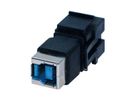 BACHMANN Keystone USB 3.0 Coupleur A/B femelle-femelle noir