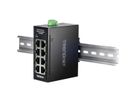 TRENDnet TI-ELC80 Mini switch industriel rail DIN, Fast Ethernet à 8 ports