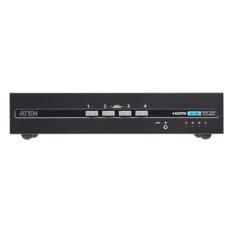 ATEN CS1144H4 Commutateur KVM sécurisé HDMI à 4 ports USB et double affichage
