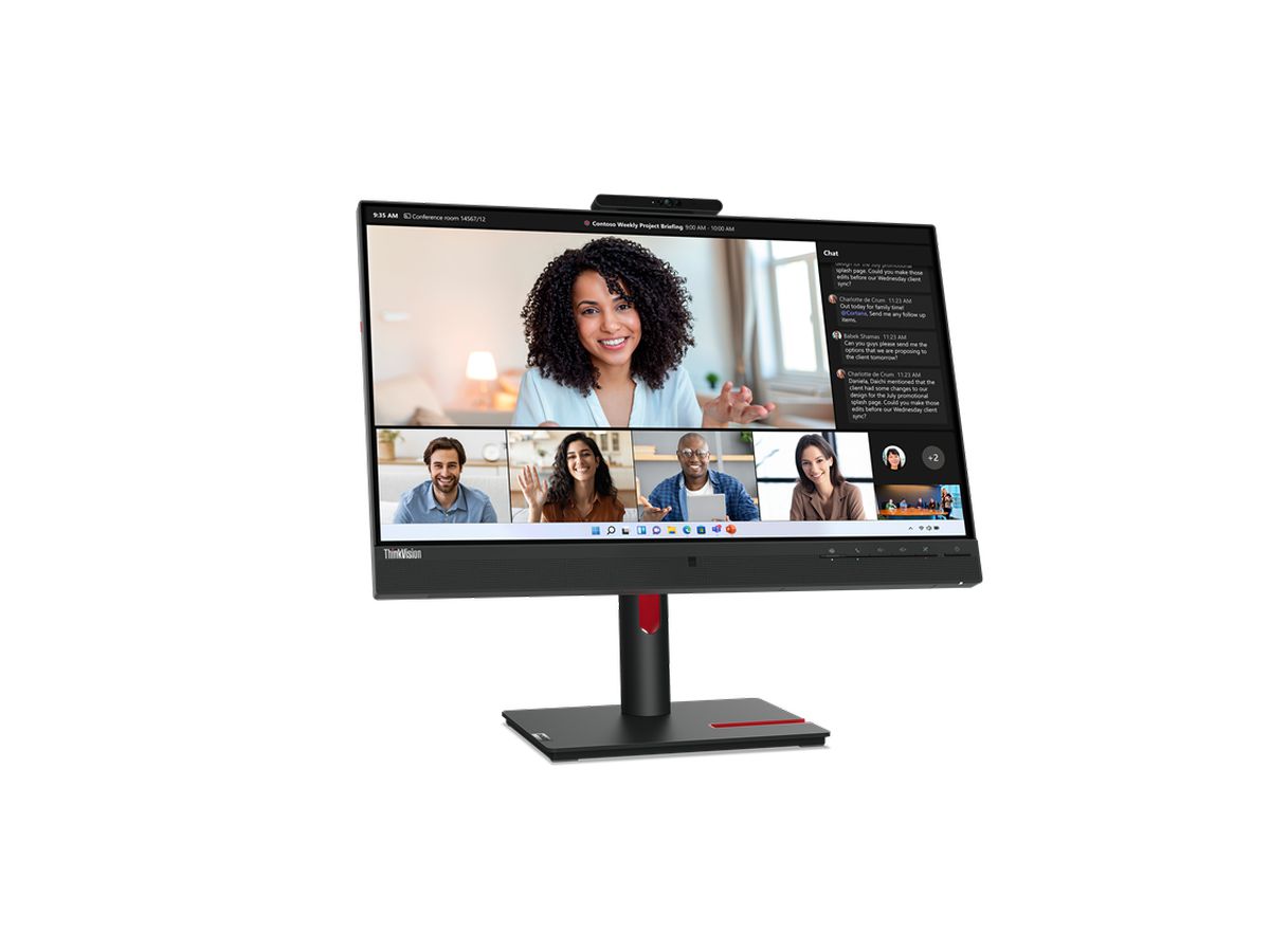 Lenovo ThinkVision T24mv-30 LED display 60,5 cm (23.8") 1920 x 1080 pixels Full HD Noir