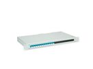 TELEGÄRTNER BASIS eco Panneau FO avec coupleurs, 12x SC Duplex, bleu, OS2