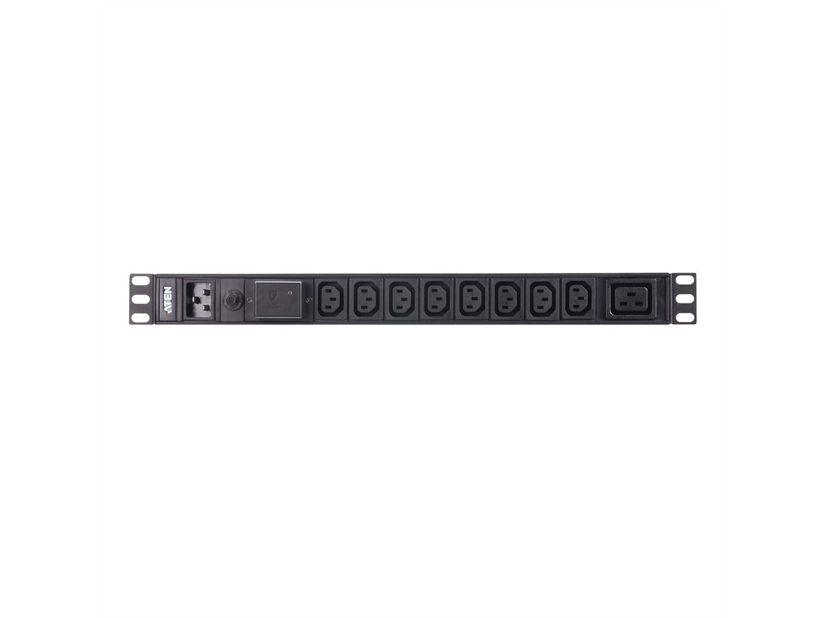 ATEN PE0209SG PDU de base 1U, 8x C13 1x C19 16A